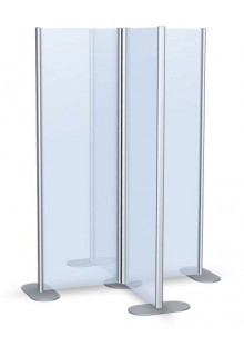 7ft tall 4 way quad sign display tower