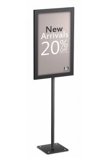 7" x 11" tabletop Pedestal sign holder