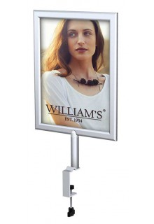 TableTop sign frame with Clamp