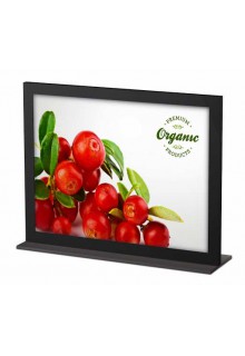 7" X 11" tabletop sign holder for retail sign displays, Topper Framettes