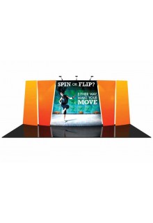 Tension Fabric Displays - Flip 20' Exhibit Kit: FLIP-01