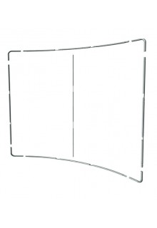 Tension Fabric Displays - Formulate Essential 8' Displays: Horizontal Curve