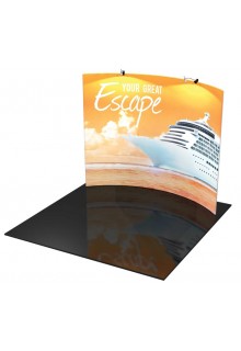 Tension Fabric Displays - Formulate Master 10' Horizontal Curve: HC2