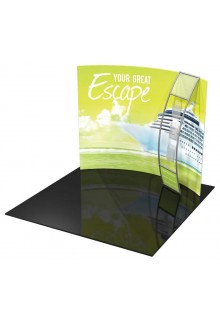 Tension Fabric Displays - Formulate Master 10' Horizontal Curve: HC4