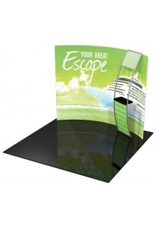 Tension Fabric Displays - Formulate Master 10' Horizontal Curve: HC5