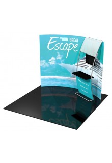 Tension Fabric Displays - Formulate Master 10' Horizontal Curve: HC6