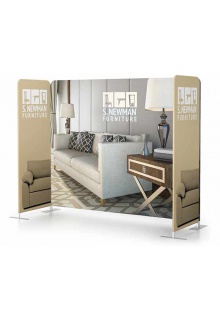 Scenic Fabric Wall set as tradeshow space divider
