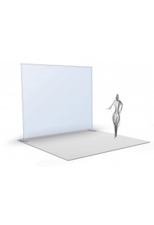 Tension Fabric Displays - Straight Flat Wall 10'x8'