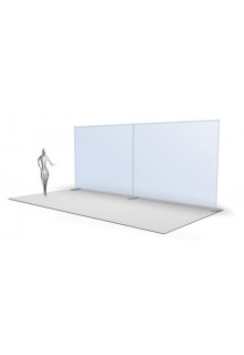 Tension Fabric Displays - Straight Flat Wall 20'x8'
