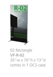 Tension Fabric Displays - Vector Frame Stand 02 Rectangle