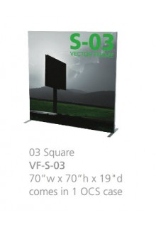 Tension Fabric Displays - Vector Frame Stand 03 Square