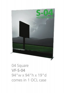 Tension Fabric Displays - Vector Frame Stand 04 Square