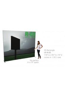Tension Fabric Displays - Vector Frame Stand 05 Rectangle