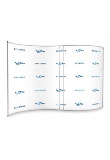 8x8 Curved backdrop banner stand
