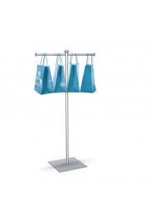 Trade show bag rack stand