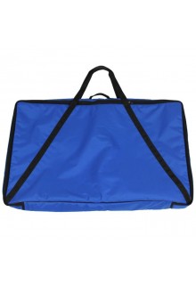 Padded travel bag for rigid display panel