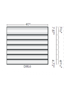 40" Directory sign holder frame for each suite number insert