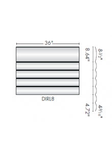 36" Directory sign holder frame