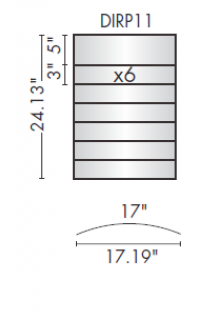 Changeable directory sign frame: DIRP11