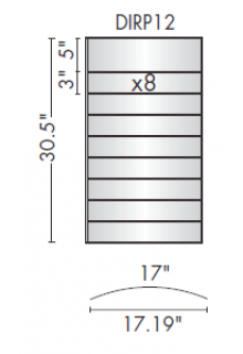 Changeable directory sign frame: DIRP12