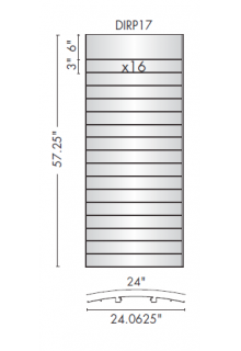 Wall mount Directory sign: DIRP17