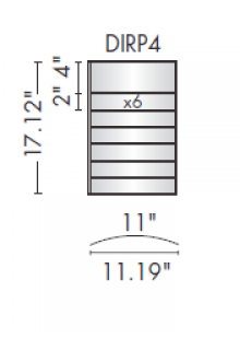 Changeable directory sign holder: DIRP4