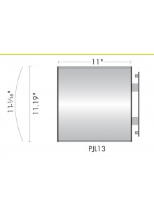 Wayfinding Signs - Projecting Sign 11"w x 11-1/16" h