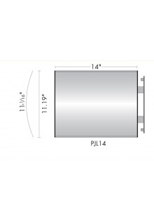 Wayfinding Signs - Projecting Sign 14"w x 11-1/16" h