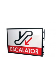  24"x30" Wayfinding Sign holders - Projecting Wall Mount Snap Frame