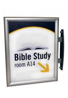 18"x24" Double Sided projecting Sign holder with metal snap frame