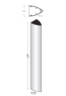 Wayfinding Signs - Triangular Projecting Frames (Curved): PJT8