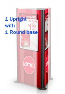 Replacement Upright with a Round Base