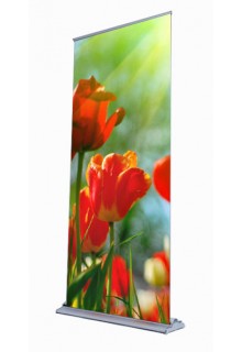 Super Deluxe Single Sided Roll-Up with 36"x92" Fabric Banner